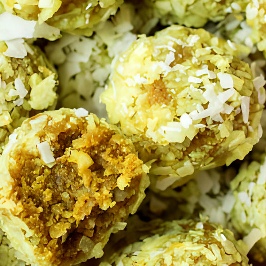 Lemon Turmeric Oat Bliss Balls