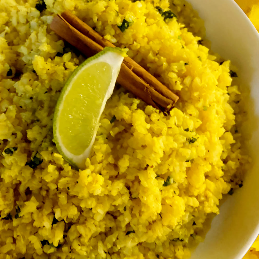Organic keto indian spiced caulifoower rice houston texas