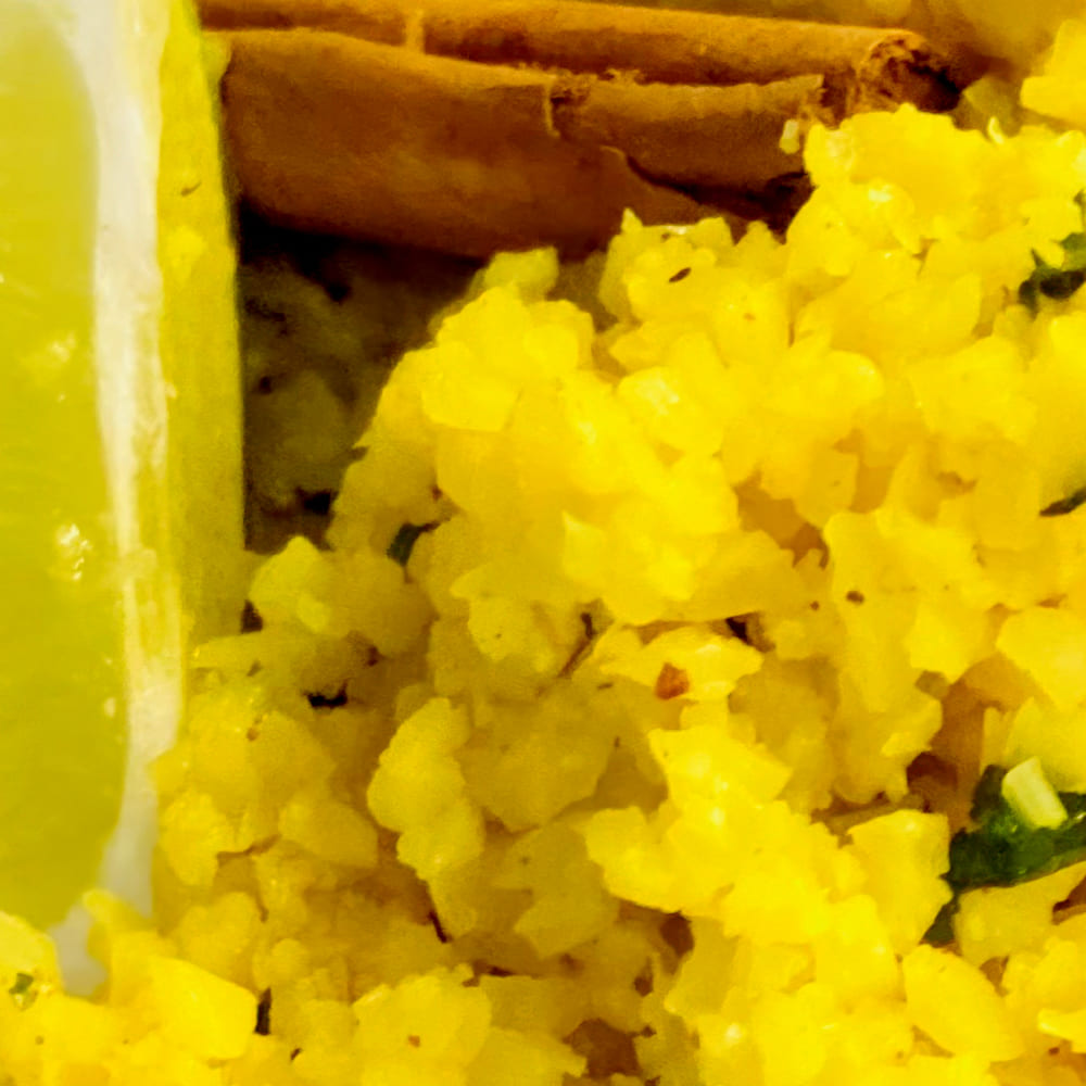 Organic keto indian spiced caulifoower rice houston texas