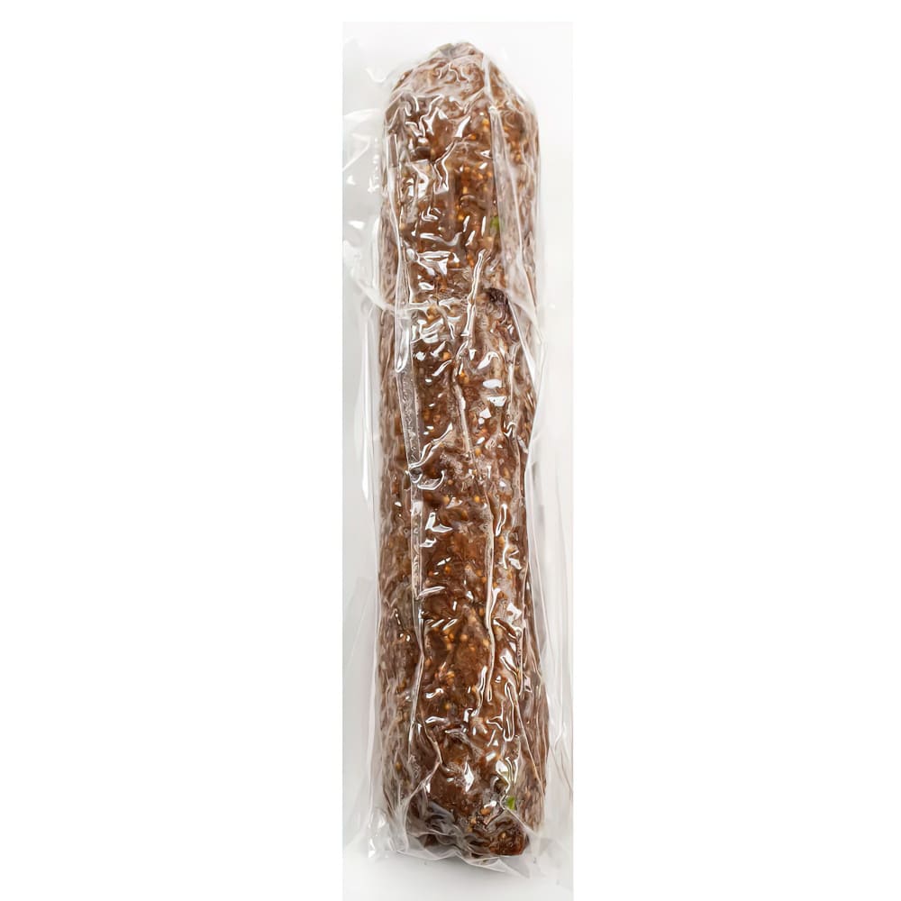 hellenic-farms-vegan-fig-salami-pistachio-cinnamon-wrap-nourish-vegan-food-houston-cg