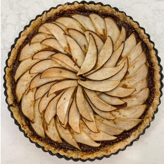 nourish-cooking-vegan-food-delivery-fig-dessert-pear-tart-coconut-cream-houston-texas-cg