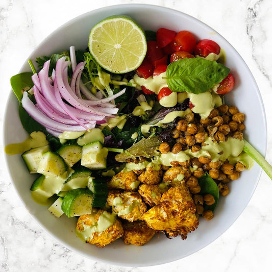 nourish-vegan-food-delivery-catering-houston-mediterranean-shawarma-cauliflower-chickpeas-salad-bowl-cg