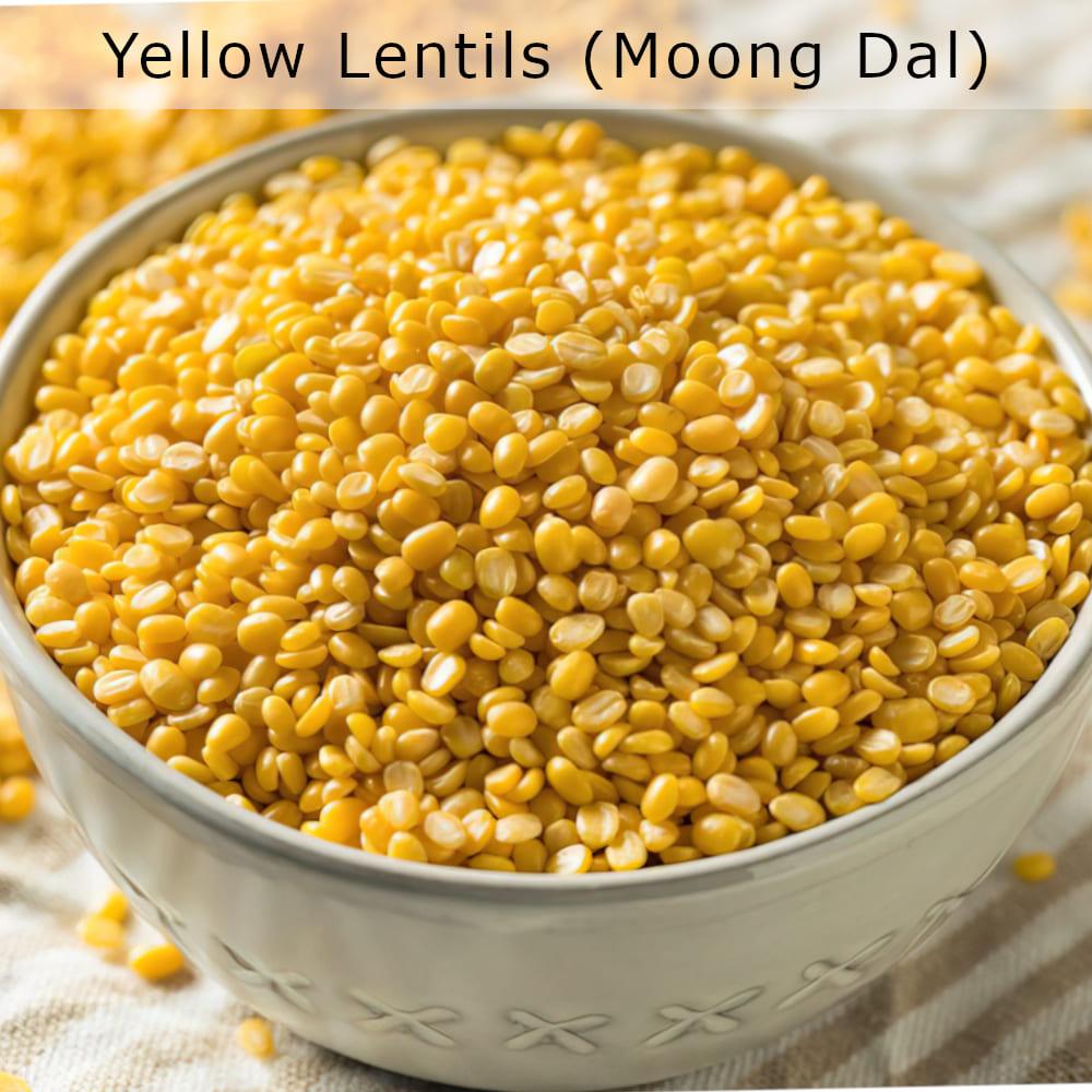 organic yellow lentils moong dal Houston Texas