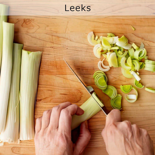 Organic sliced leek houston texas