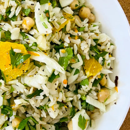Brown Rice And Salad