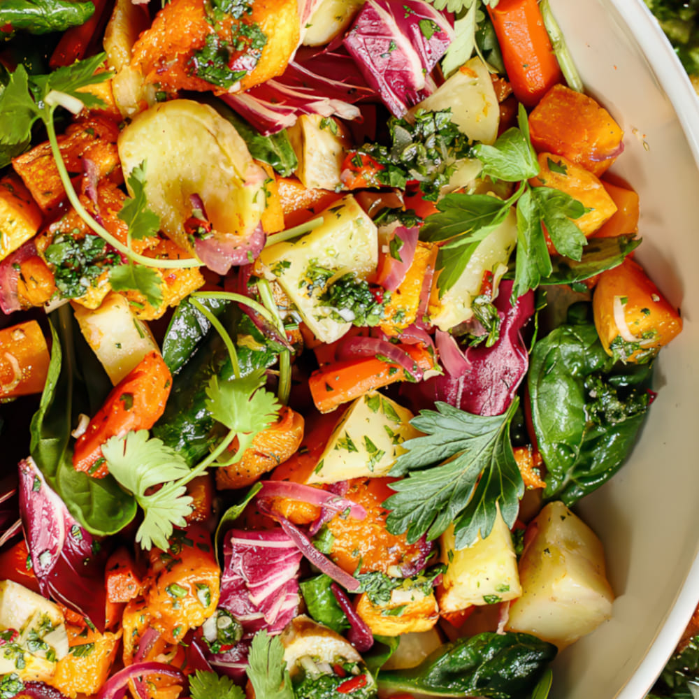 Chimichurri Roasted Veggies 