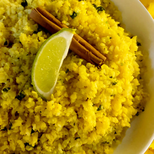 *ORGANIC* Keto Indian Spiced Cauliflower Rice [Vegan] [Gluten Free]