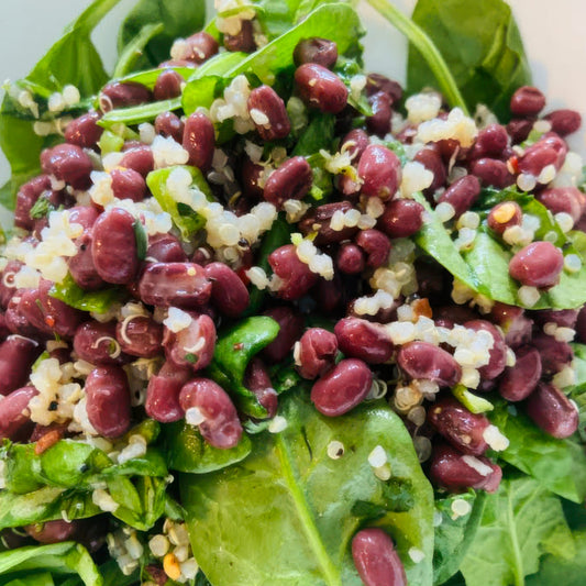 Spicy Quinoa Asian Salad