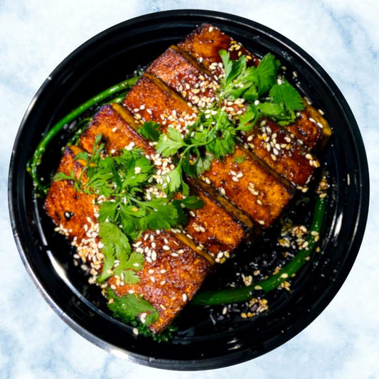 Sweet Broccolini Tofu Bowl