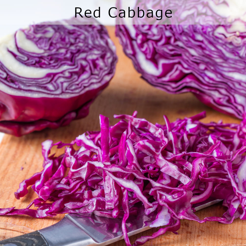 Asian Spicy TOFU Red Cabbage Slaw [vegan]