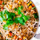 Spicy Indian Fried Rice w Toasted Cumin & Black Mustard Seeds [Vegan] [Gluten Free]