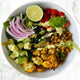 Mediterranean Shawarma Salad w Cauliflower & Chickpeas [vegan] [gluten free]