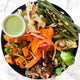 *ORGANIC* Wild Arugula Salad w Roasted Brussels Sprouts [vegan] [gluten free]