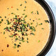 Miso Corn Bisque w Chives & Crushed Red Pepper [vegan] [gluten free]